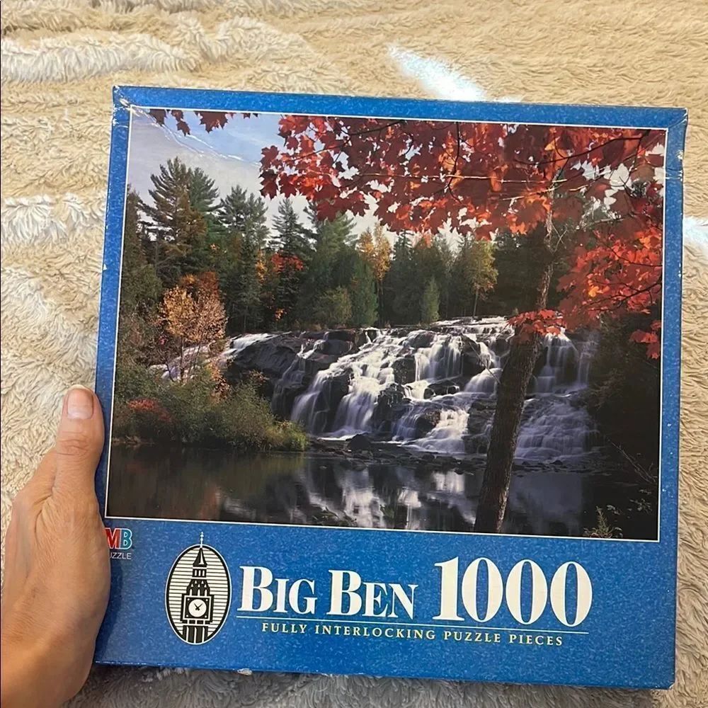 NEW vintage melton Bradley big Ben 1000 piece puzzle